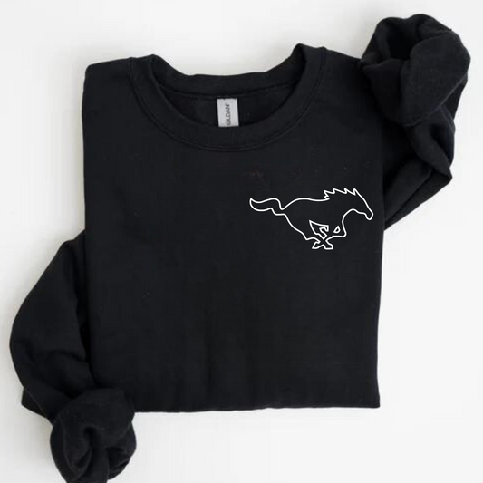 Mustang Embroidered Sweatshirt