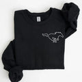 Mustang Embroidered Sweatshirt | QUICK SHIP - Merch Girls