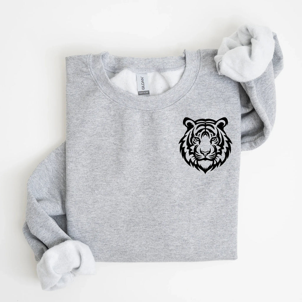 Tigers Embroidered Sweatshirt | QUICK SHIP - Merch Girls