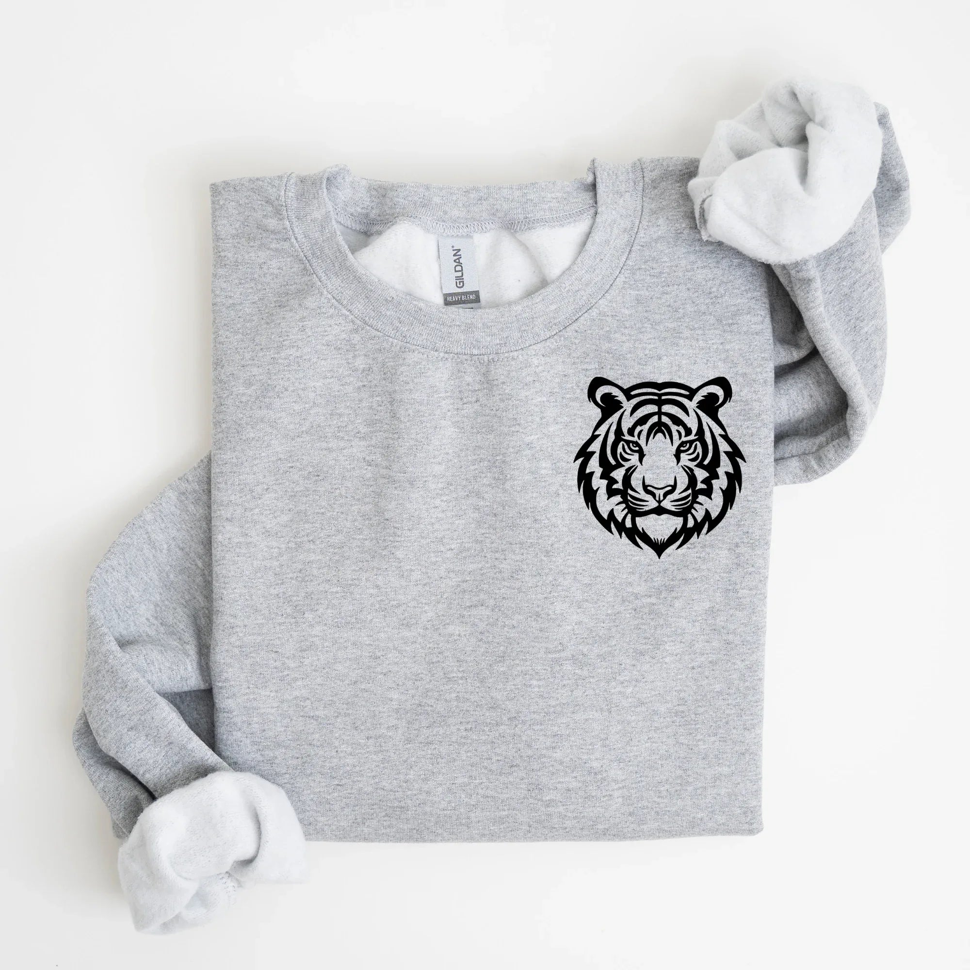Tigers Embroidered Sweatshirt | QUICK SHIP - Merch Girls