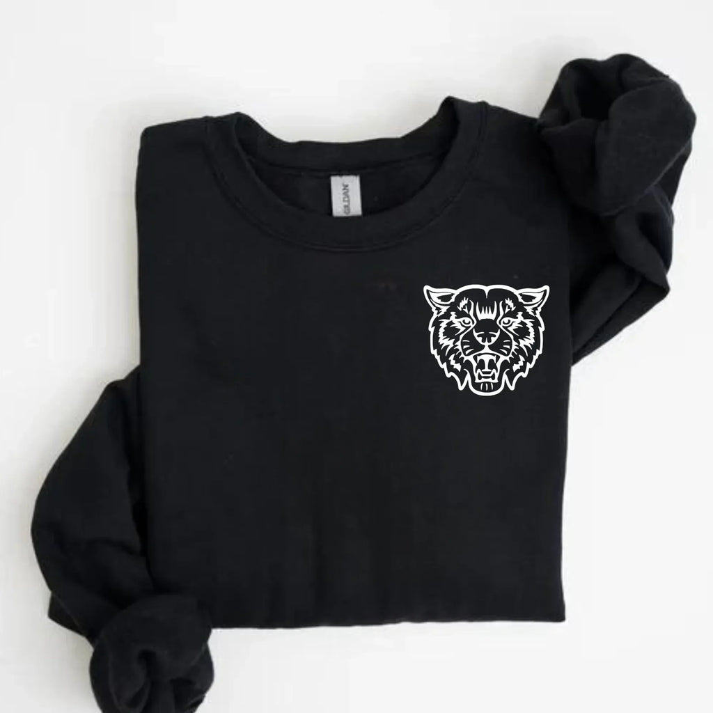 Wildcat/Bearcat Embroidered Sweatshirt | QUICK SHIP - Merch Girls