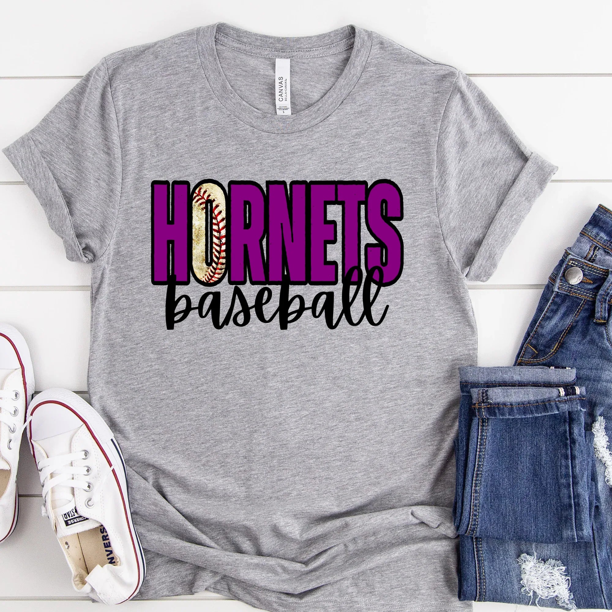 Hornets Baseball DTF Transfer - Merch Girls