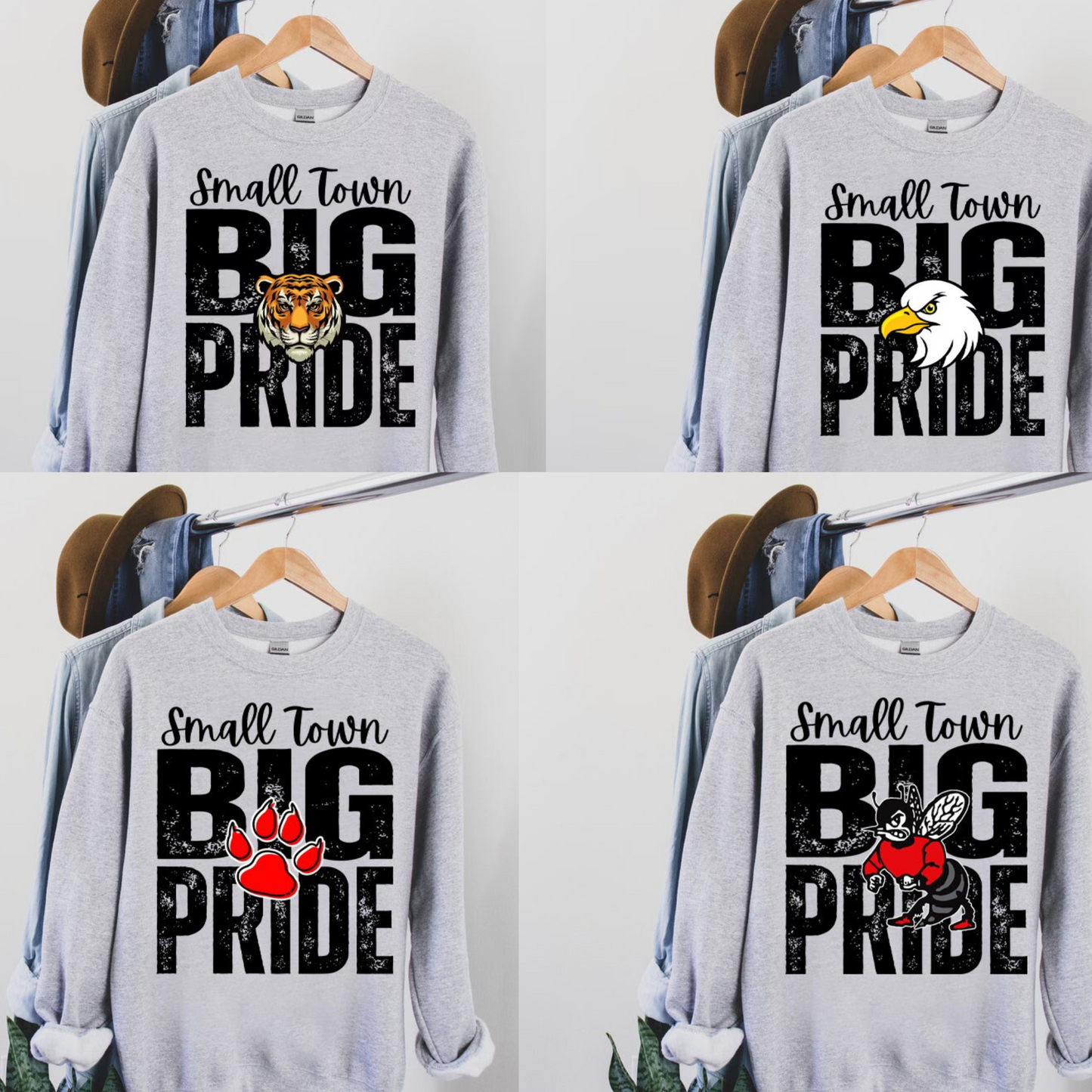Small Town Big Pride Mascot Design Mockup- No Physical Item!