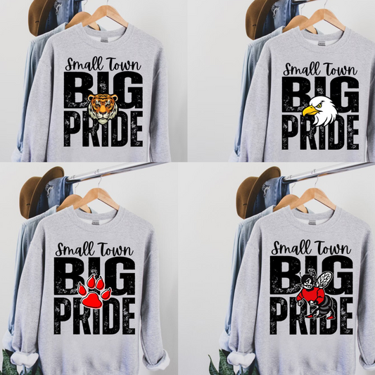Small Town Big Pride Mascot Design Mockup- No Physical Item!