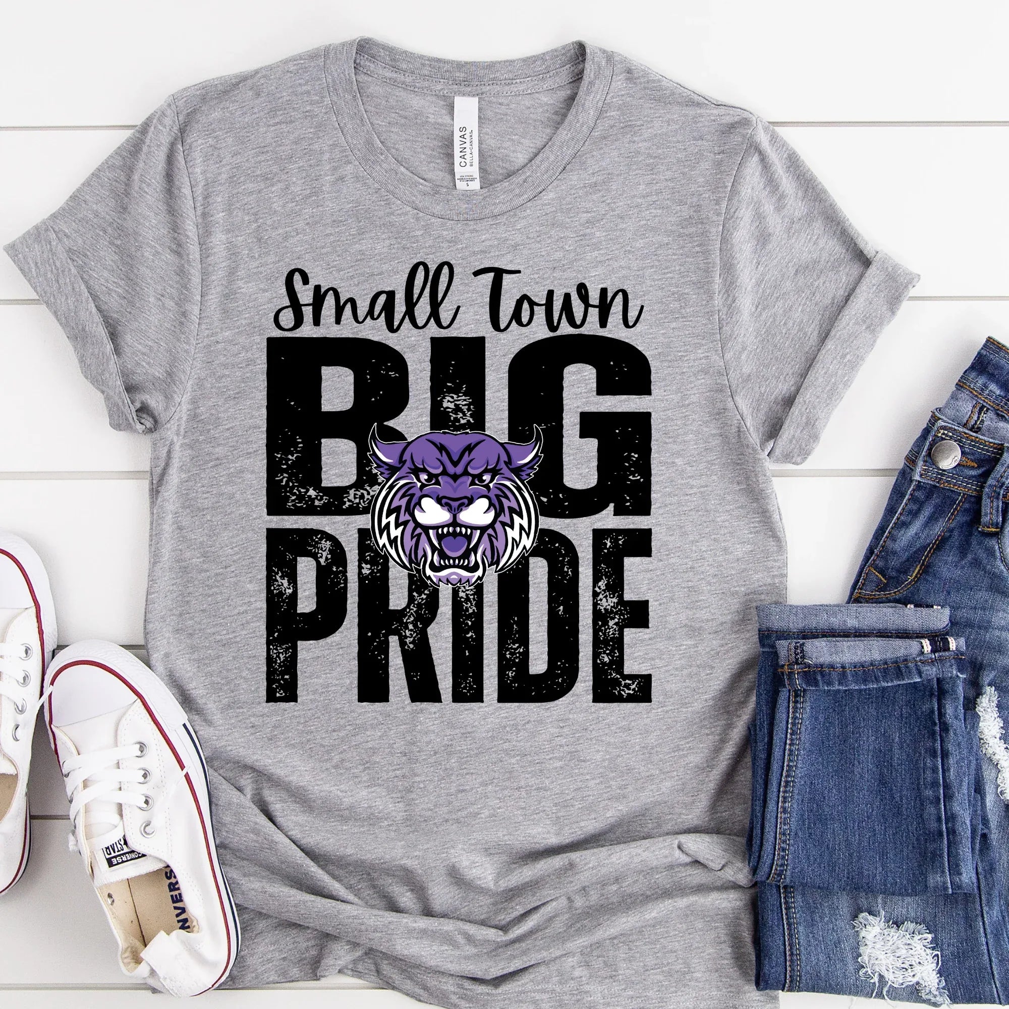 Small Town Big Pride Bobcats DTF Transfer - Merch Girls