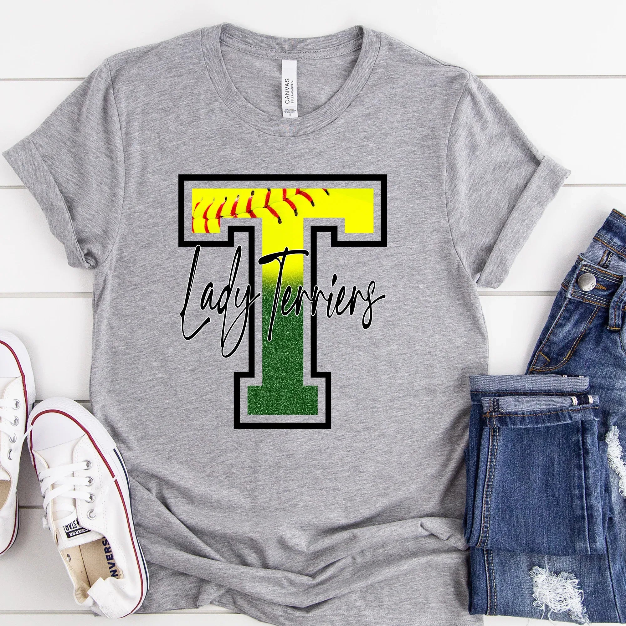 Lady Terriers Softball DTF Transfer - Merch Girls