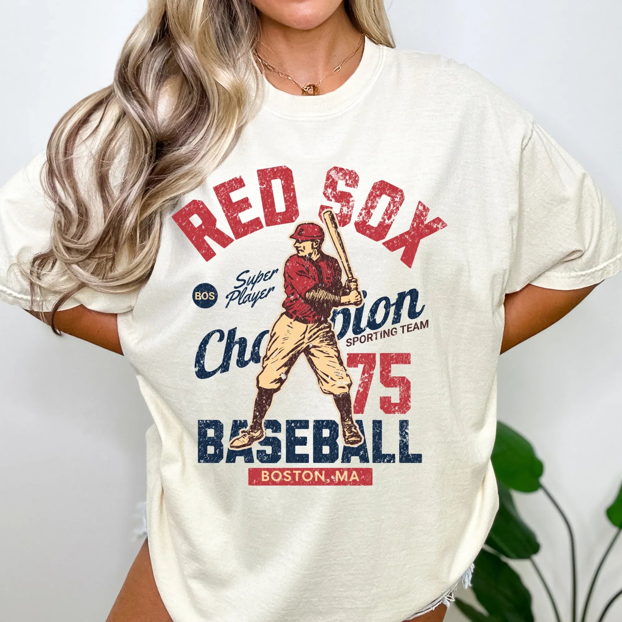 Red Sox Baseball DTF Transfer - Merch Girls