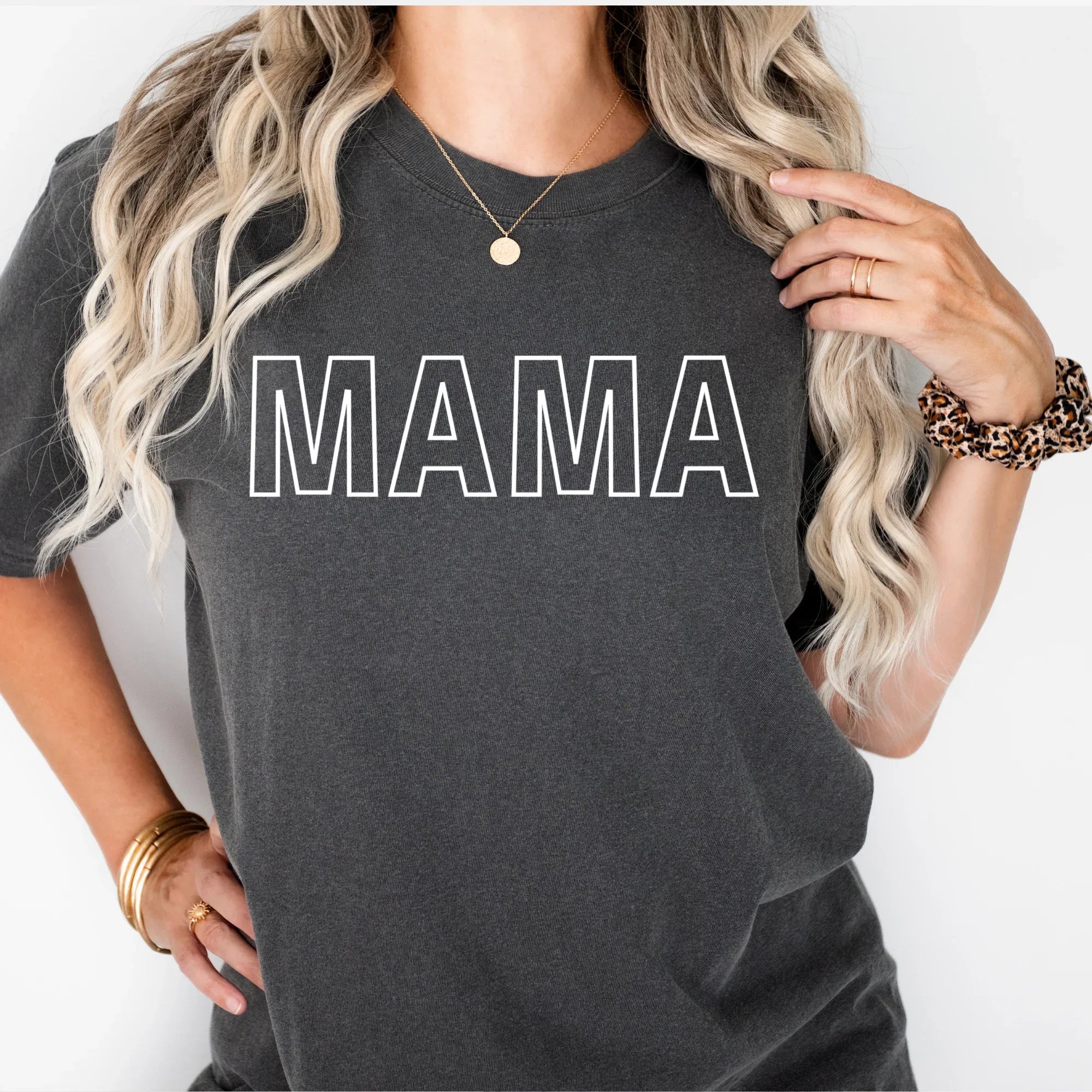 Mama Outline DTF Transfer - Merch Girls