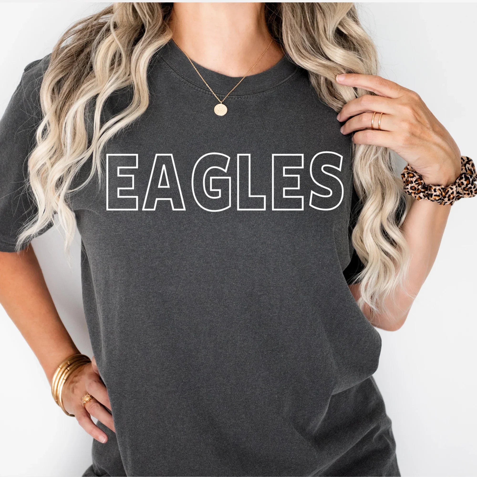 Eagles Outline DTF Transfer - Merch Girls