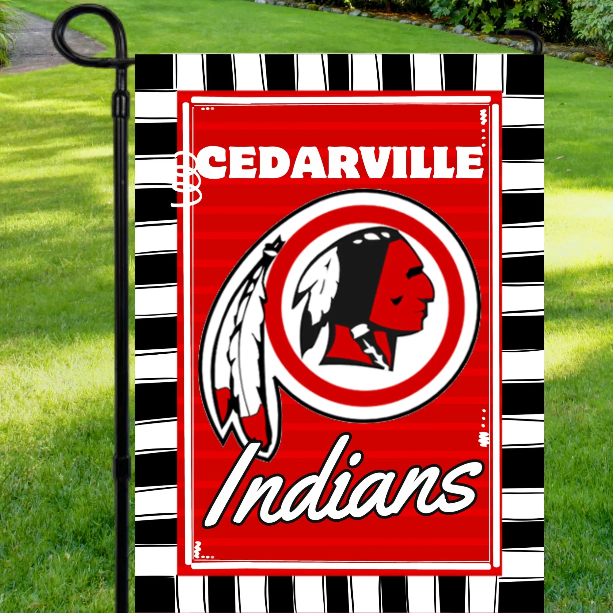 Cedarville Indians Garden Flag - Merch Girls