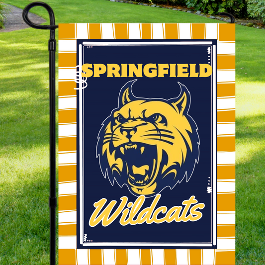 Springfield Wildcats Garden Flag