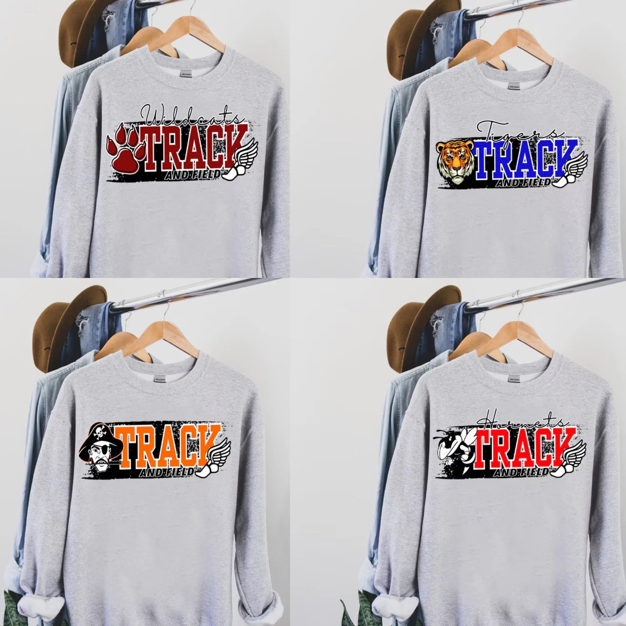 Track Mascot Design Mockup- No Physical Item! - Merch Girls