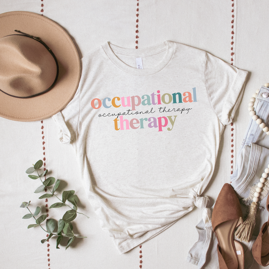 Occupational Therapy Watercolor DTF Transfer
