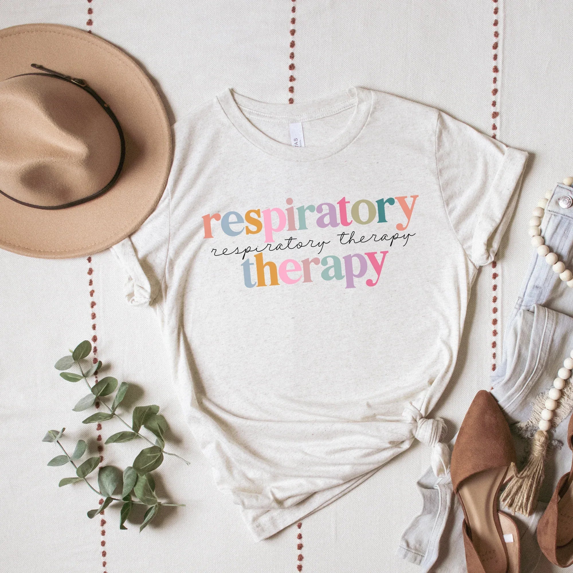 Respiratory Therapy Watercolor DTF Transfer - Merch Girls