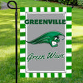 Greenville Green Wave Garden Flag - Merch Girls