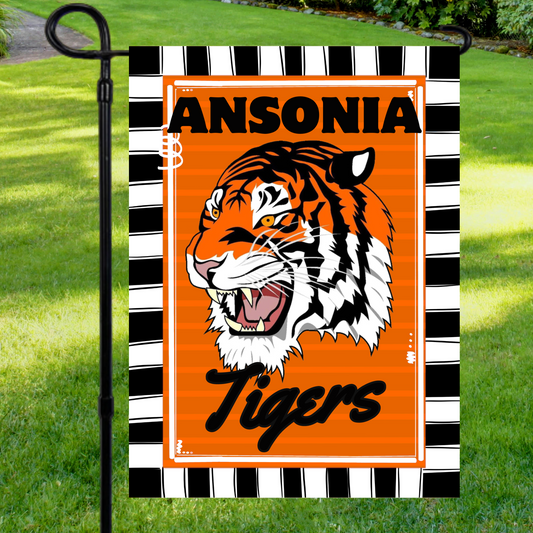 Ansonia Tigers Garden Flag