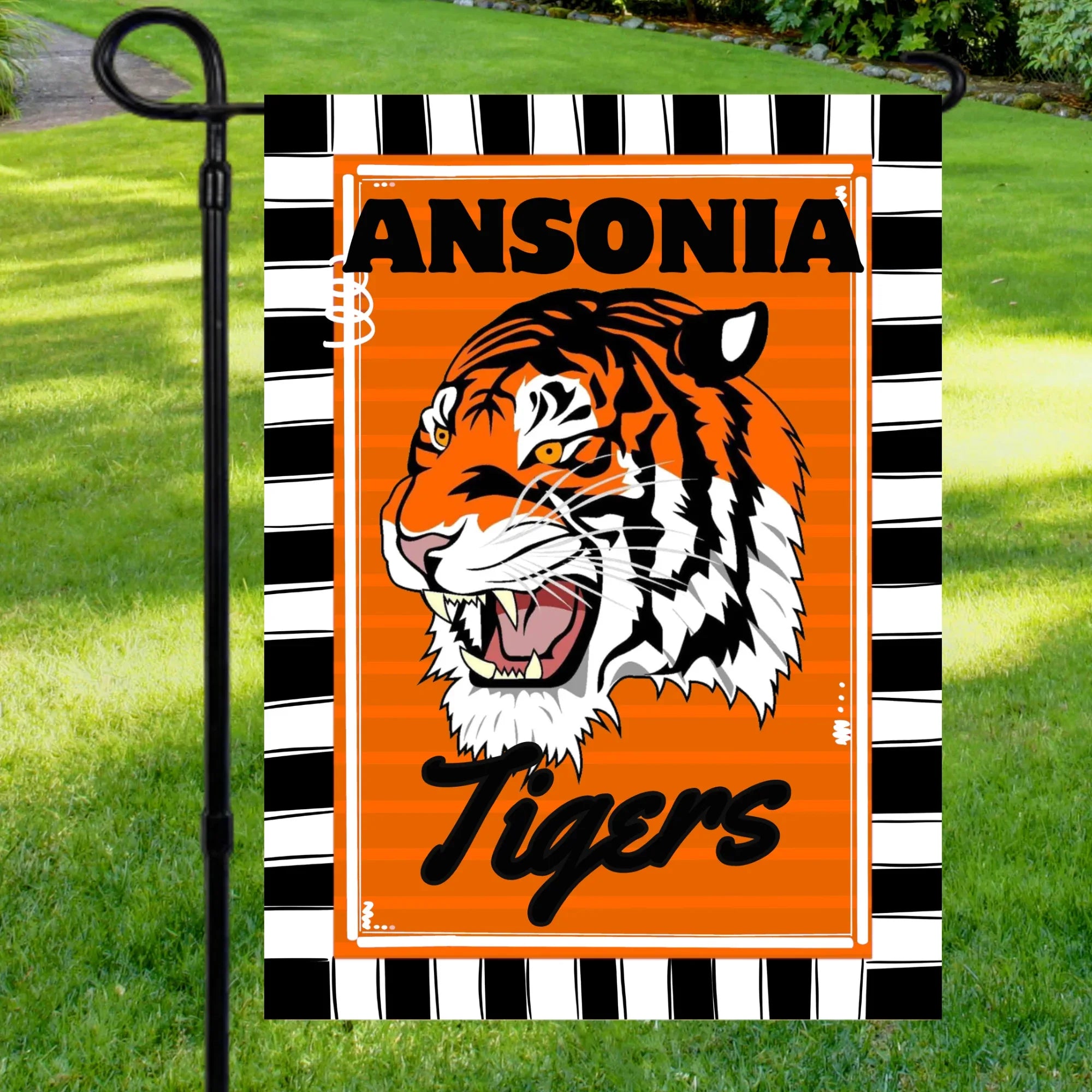 Ansonia Tigers Garden Flag - Merch Girls