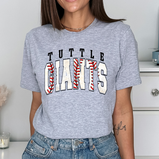 Tuttle Giants Baseball DTF Transfer