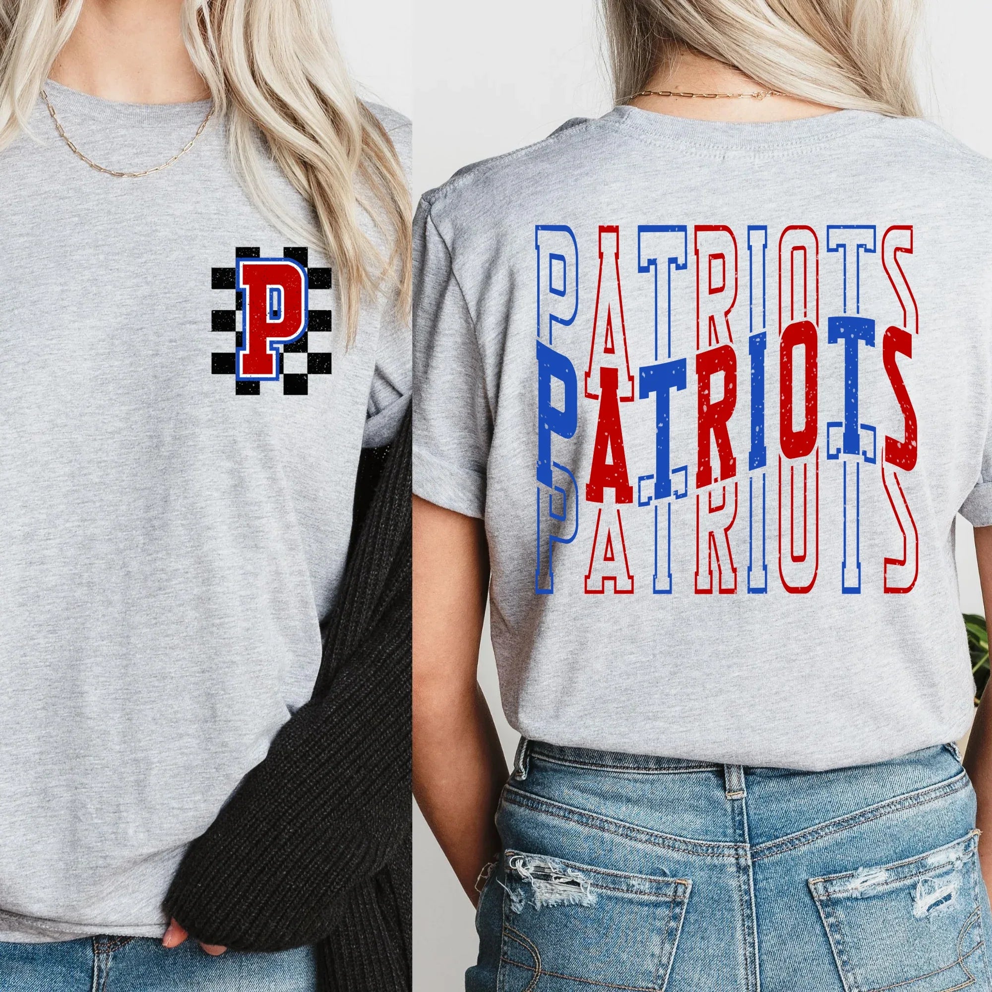 Patriots Varsity Wave DTF Transfer - Merch Girls