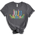Juju Spring Floral Hand Painted DTF Transfer - Merch Girls