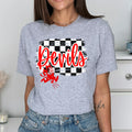 Devils Checkered DTF Transfer - Merch Girls