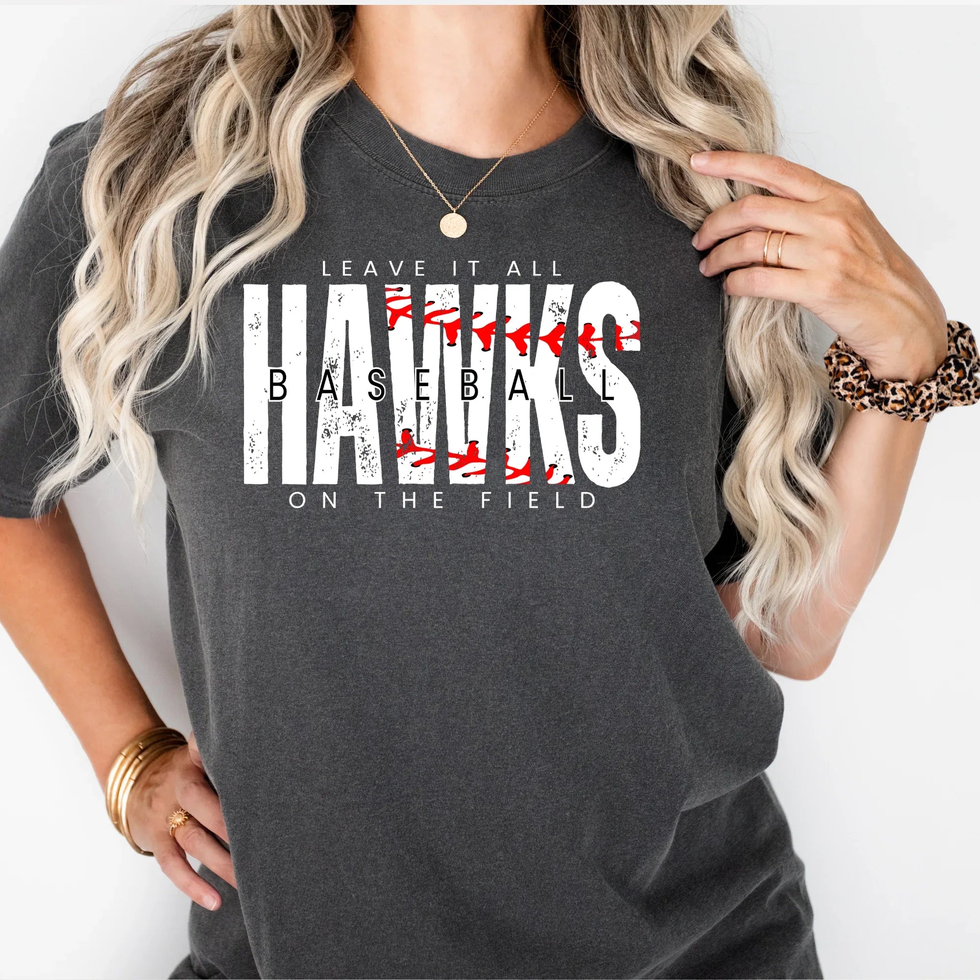 Hawks Baseball DTF Transfer - Merch Girls