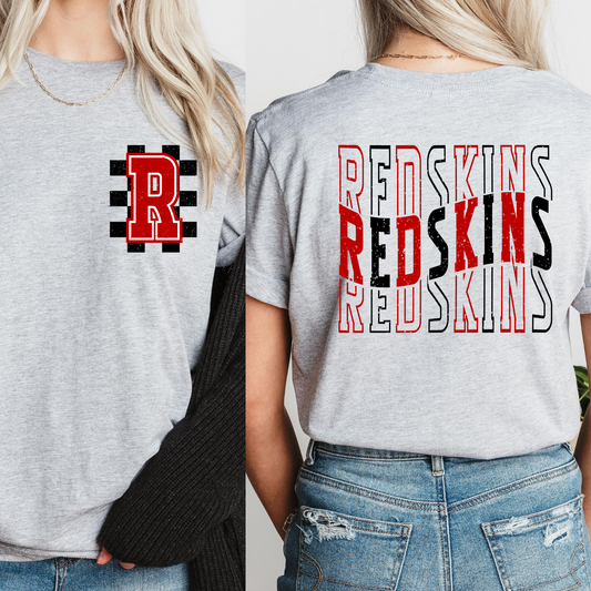 Redskins Varsity Wave DTF Transfer