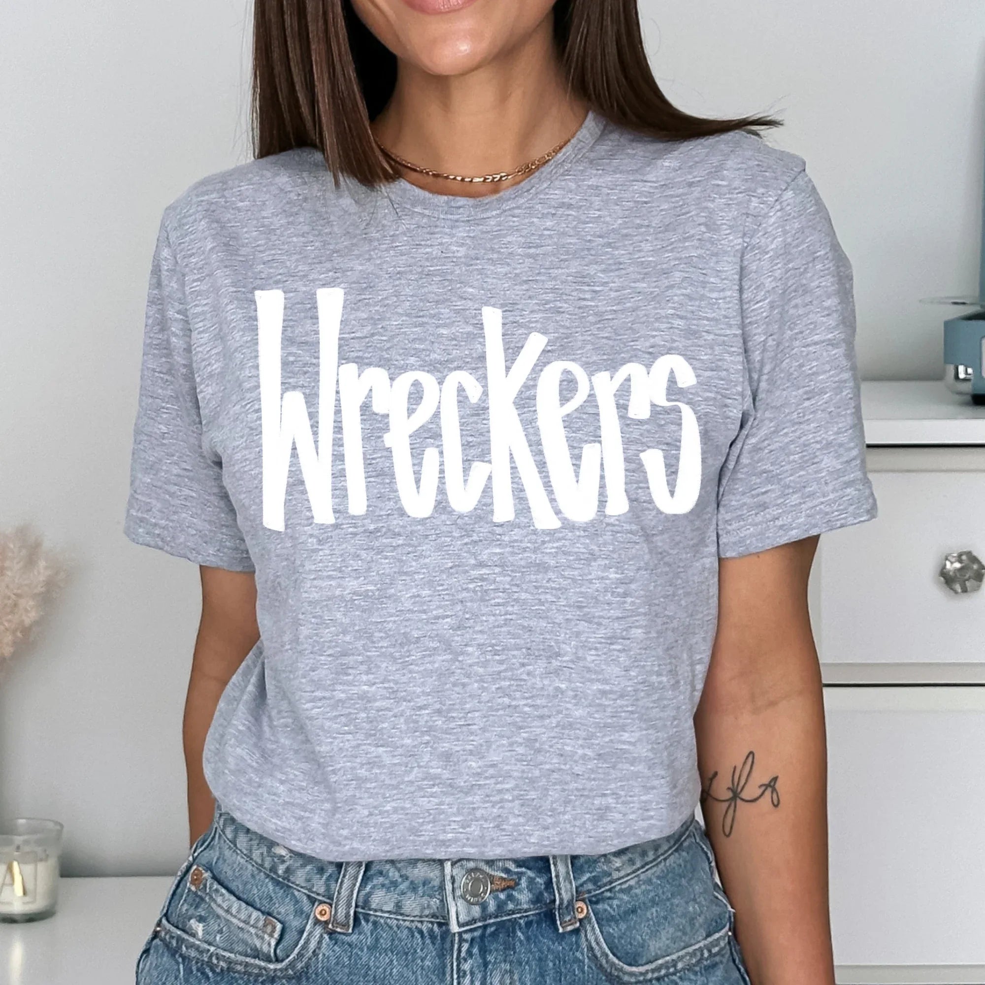 Wreckers Hand Letter DTF Transfer - Merch Girls