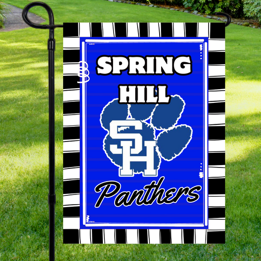 Spring Hill Panthers Garden Flag