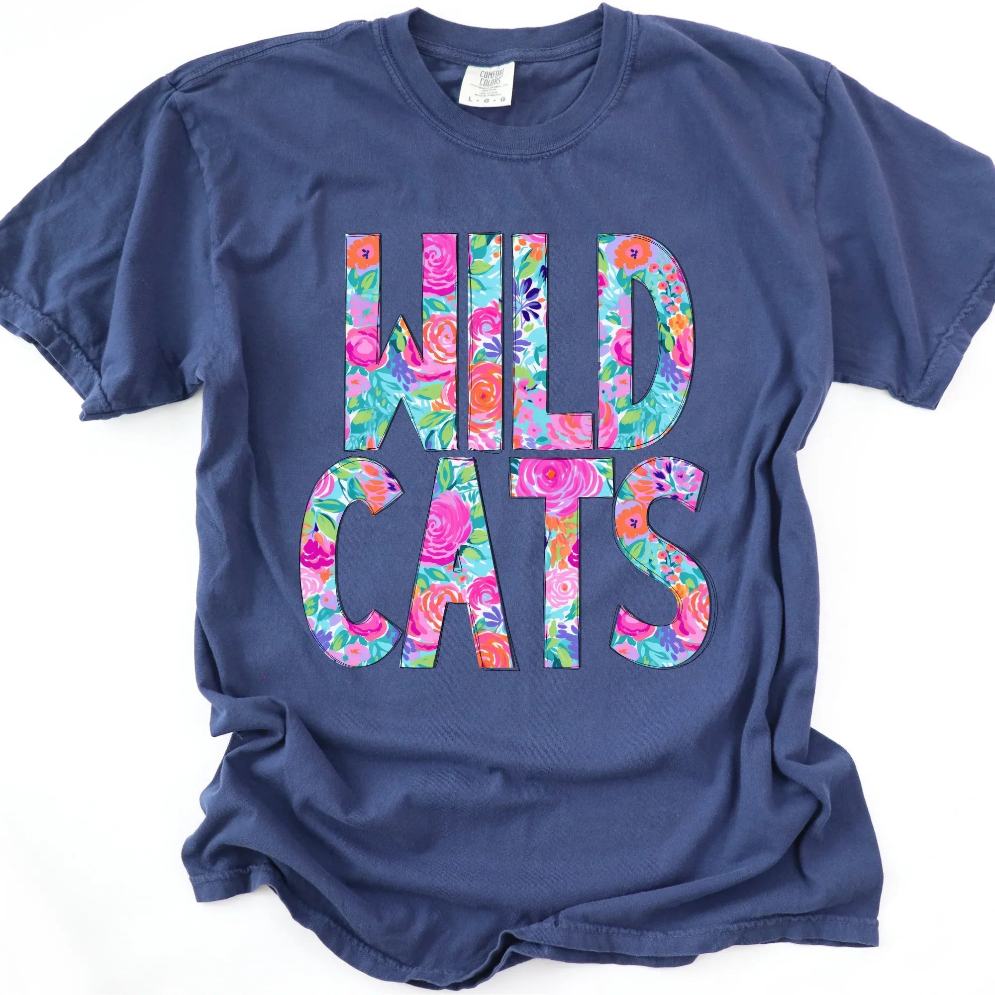 Wildcats Floral Garden Mascots DTF Transfer - Merch Girls