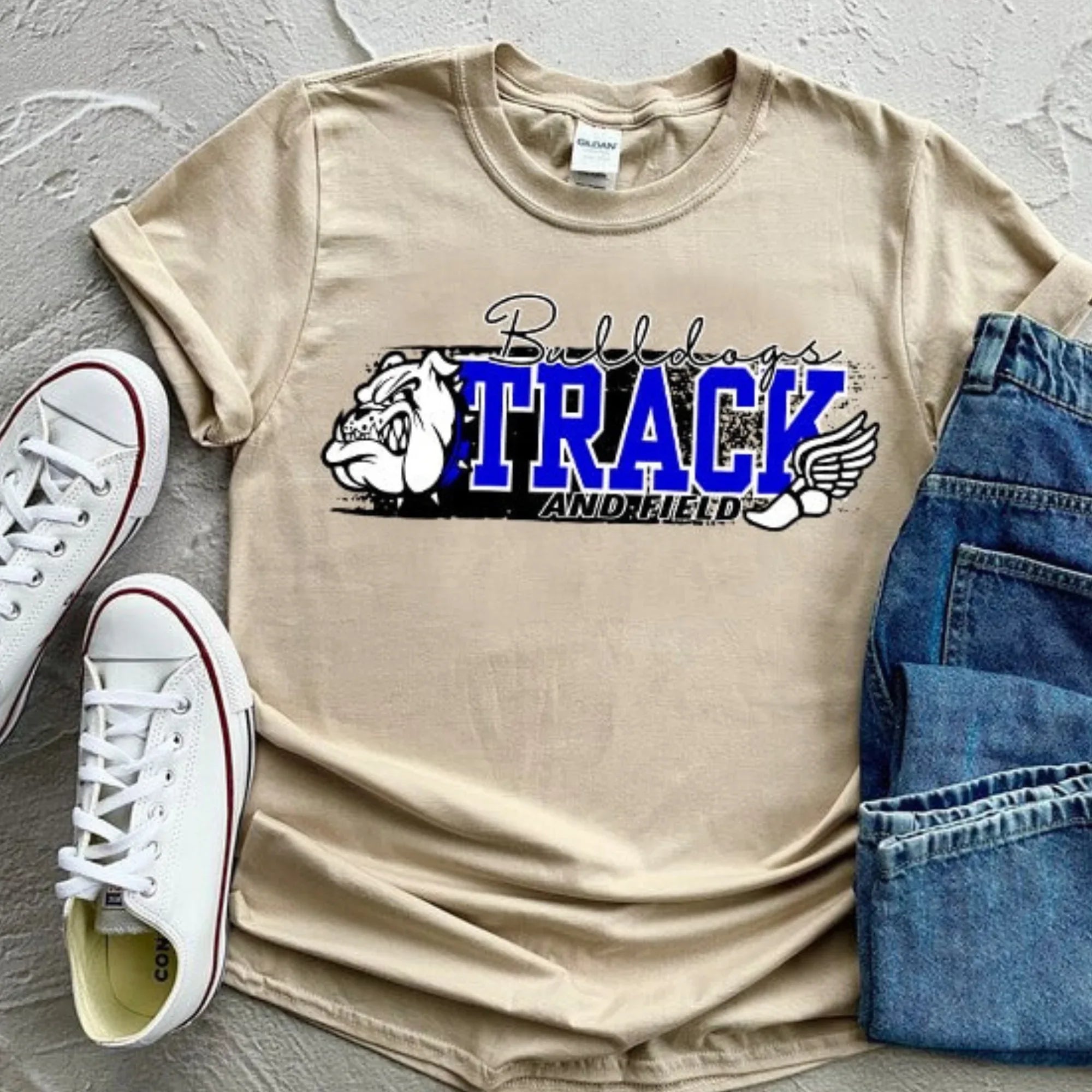 Bulldogs Track DTF Transfer - Merch Girls