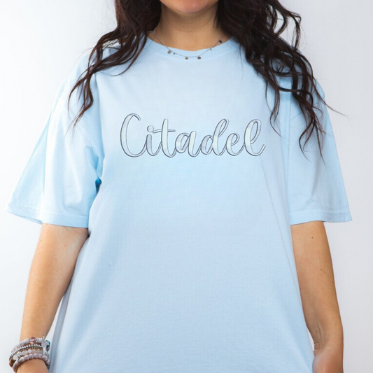 Citadel 3D Puff Embroidered CC Short Sleeve/Sweatshirt