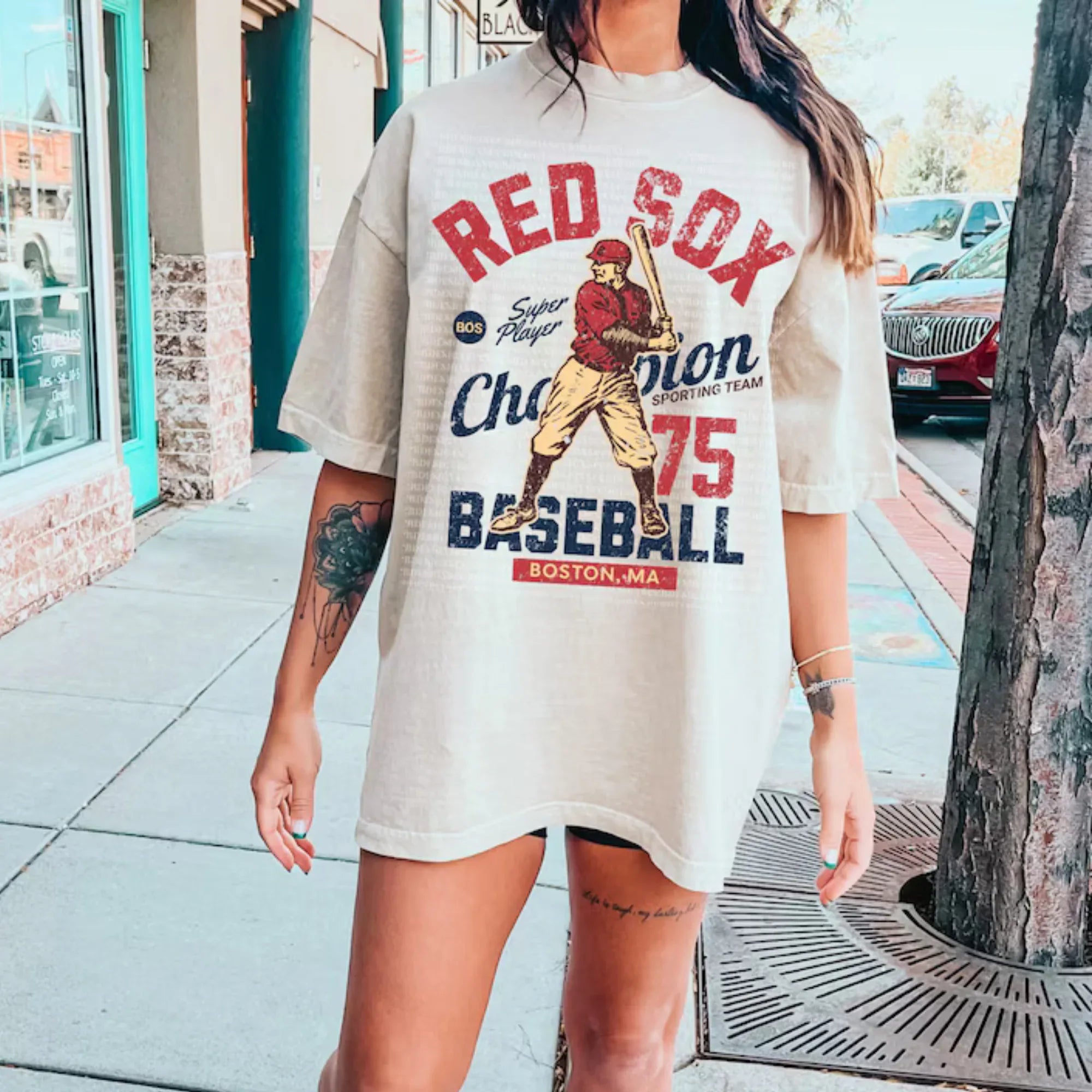 Red Sox Baseball DTF Transfer - Merch Girls