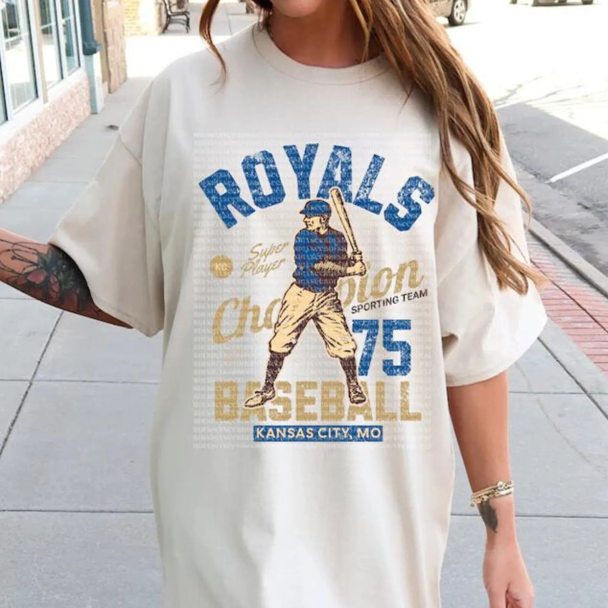 Royals Baseball DTF Transfer - Merch Girls