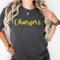 Chargers 3D Puff Embroidered Shirt - Merch Girls