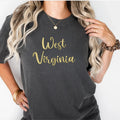 West Virgina 3D Puff Embroidered Shirt - Merch Girls