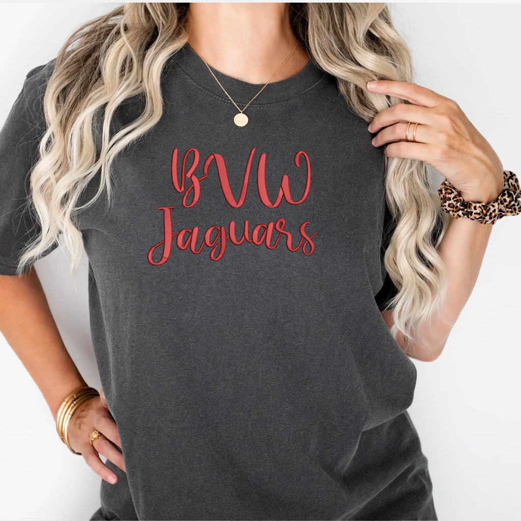 BVW Jaguars 3D Puff Embroidered CC Short Sleeve/Sweatshirt - Merch Girls