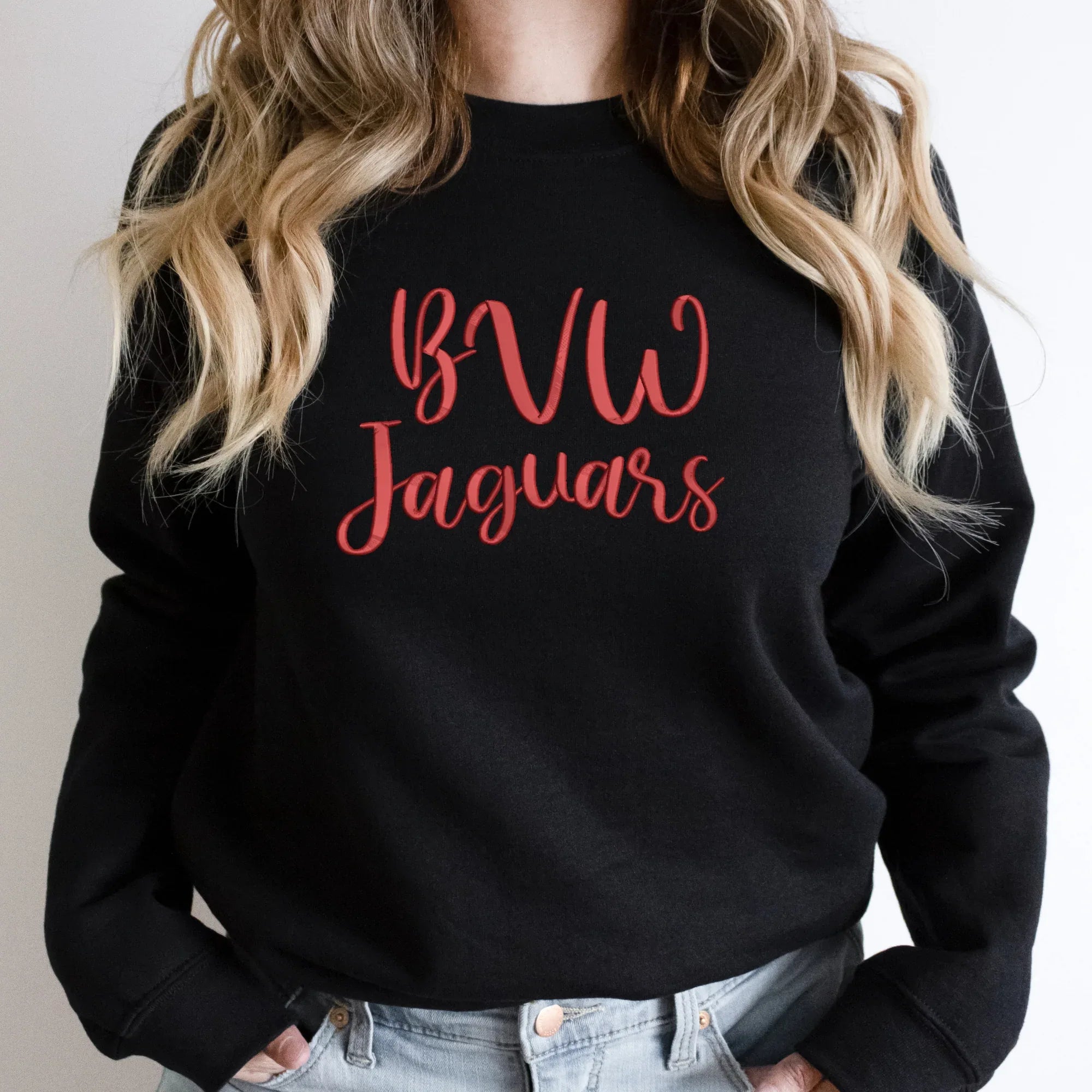 BVW Jaguars 3D Puff Embroidered CC Short Sleeve/Sweatshirt - Merch Girls