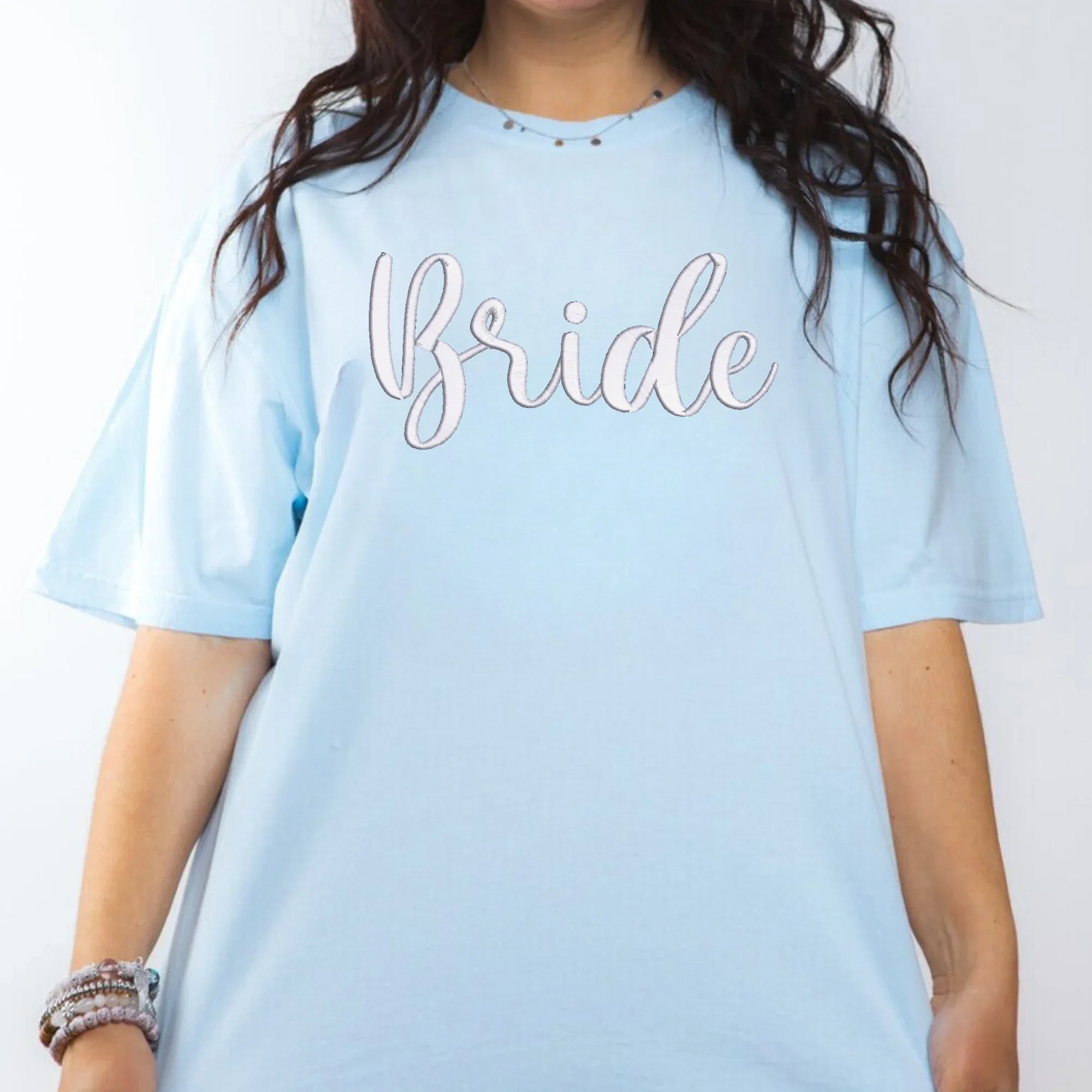 Bride 3D Puff Embroidered Shirt - Merch Girls