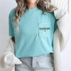 Mama Embroidered Comfort Color Tee - QUICK SHIP - Merch Girls