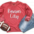 Kansas City 3D Puff Embroidered Shirt - Merch Girls