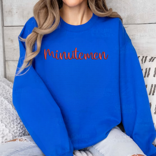 Minutemen 3D Puff Embroidered CC Short Sleeve/Sweatshirt
