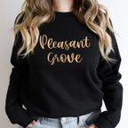 Pleasant Grove 3D Puff Embroidered Shirt - Merch Girls