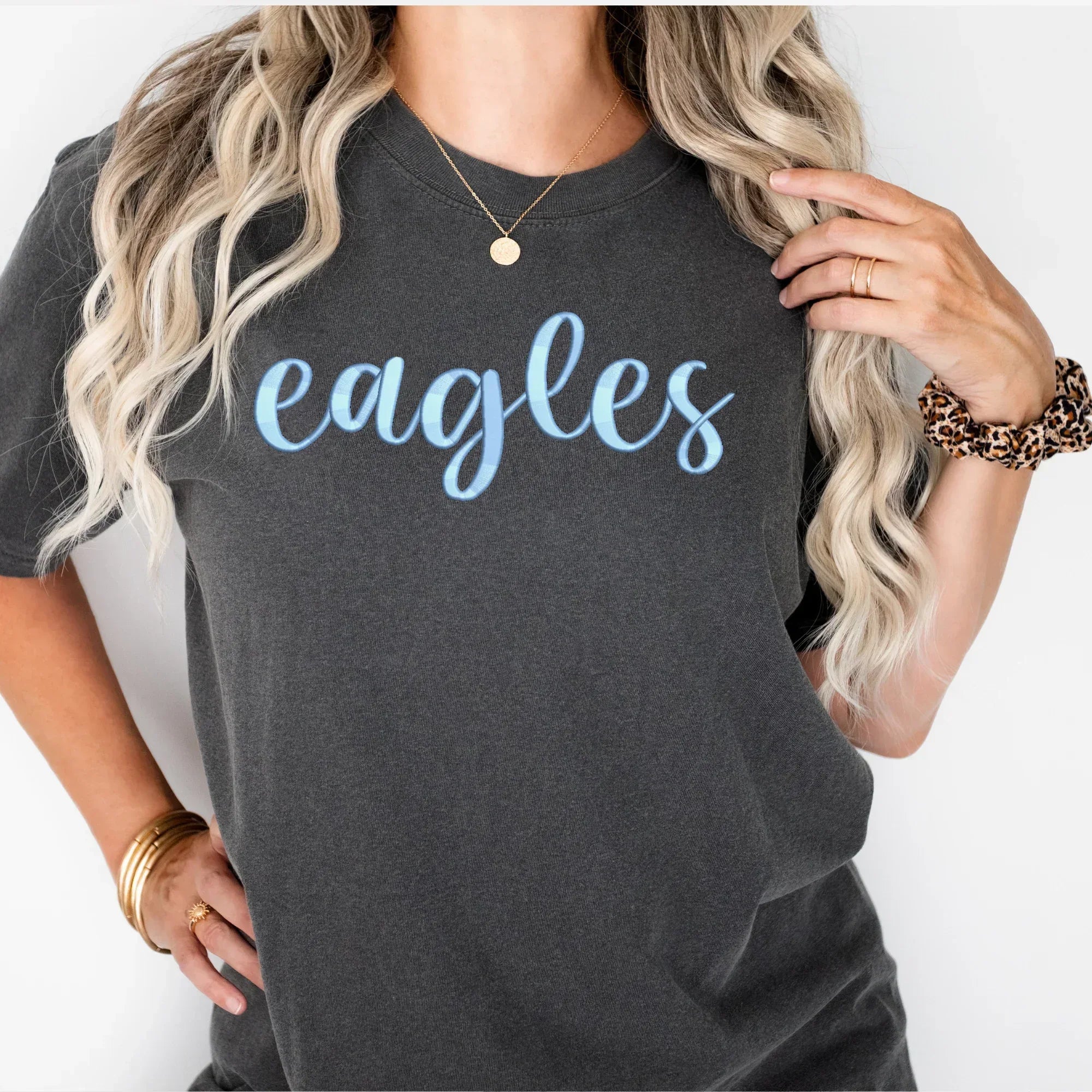 Eagles 3D Puff Embroidered Shirt - Merch Girls