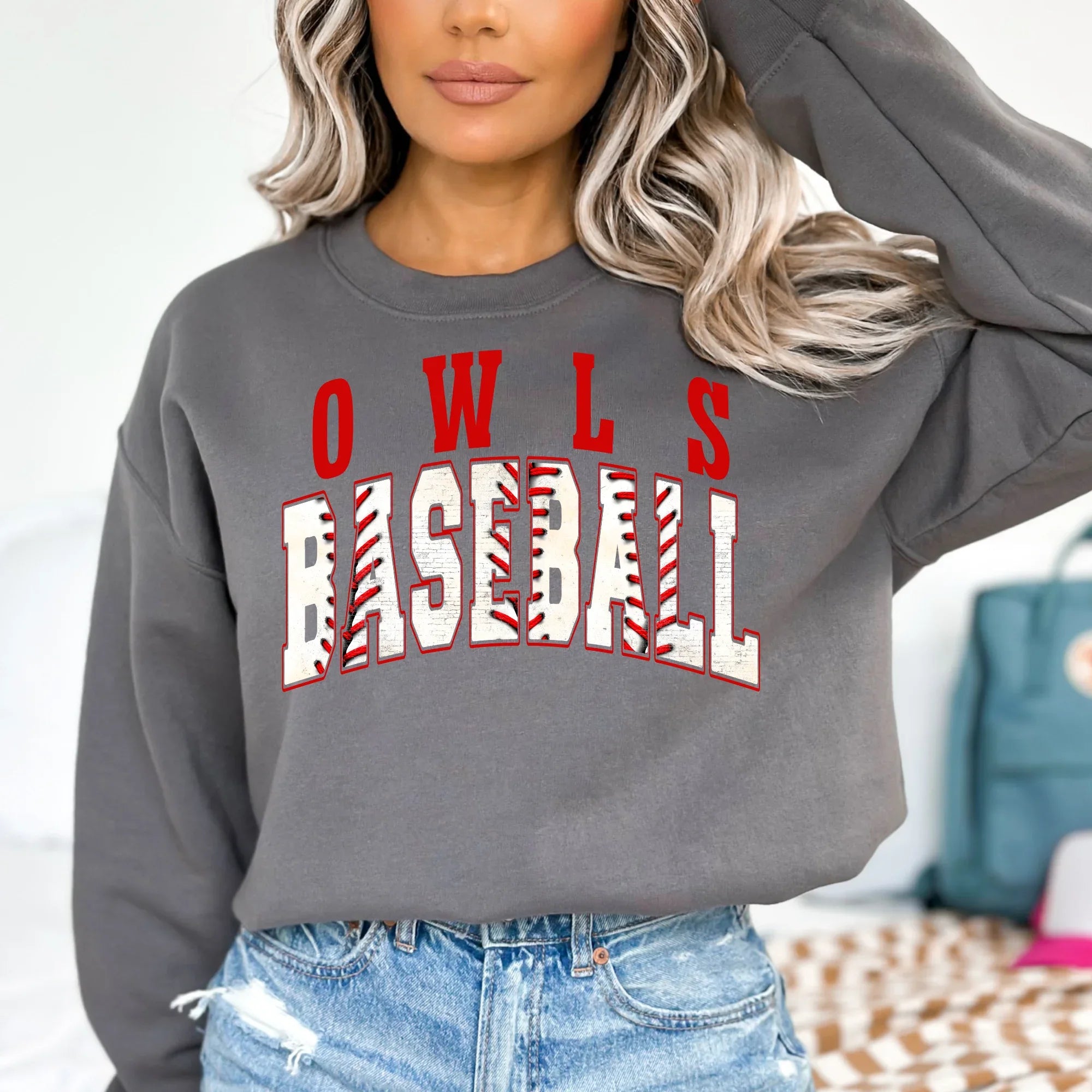 Owls Baseball DTF Transfer - Merch Girls