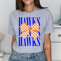 Hawks Coquette Bow DTF Transfer - Merch Girls