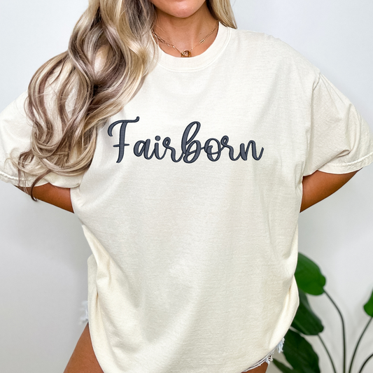 Fairborn 3D Puff Embroidered CC Short Sleeve/Sweatshirt