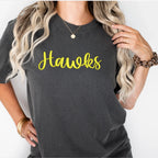 Hawks 3D Puff Embroidered Shirt - Merch Girls