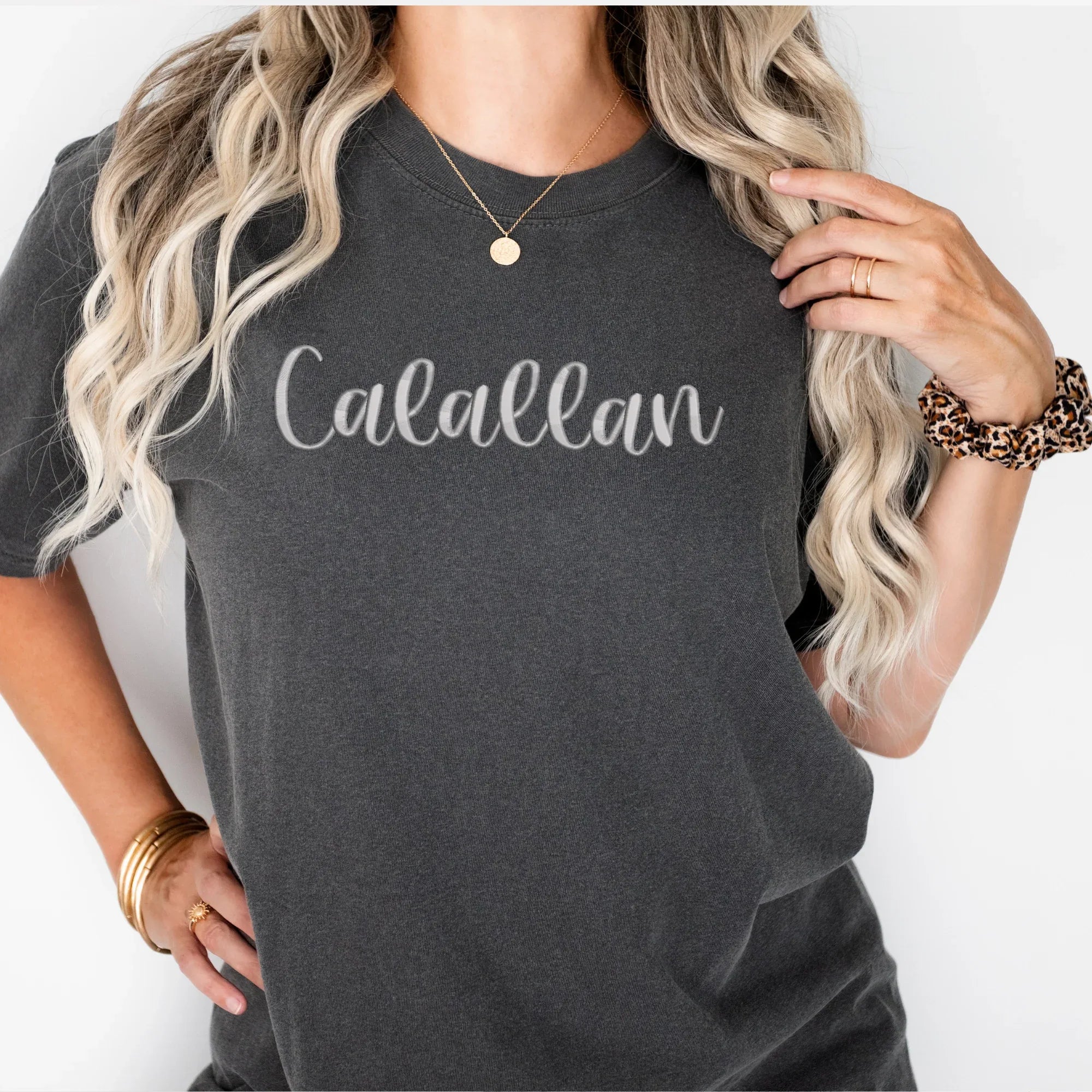 Calallan 3D Puff Embroidered Shirt - Merch Girls