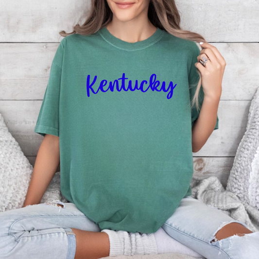 Kentucky 3D Puff Embroidered CC Short Sleeve/Sweatshirt (Copy)